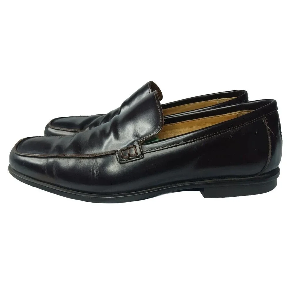 Coach Jerry Loafers Men’s Size 9 Shoes Italian Leather Dark Brown